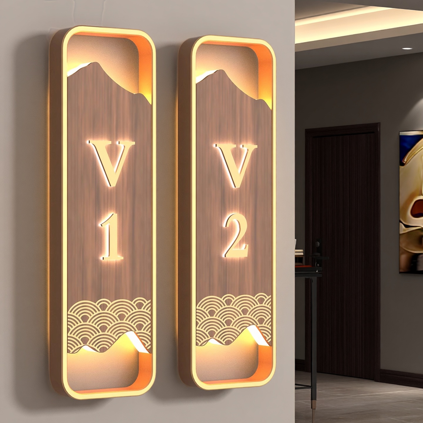 发光包厢门牌VIP室门牌定制