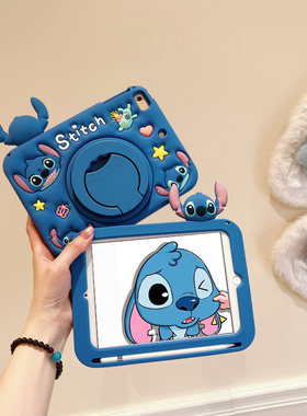 卡通360旋转iPad Air4保护套mini6平板壳pro11带笔槽iPad10第十代9适用苹果air5硅胶2迷你3防摔7新款2018版7