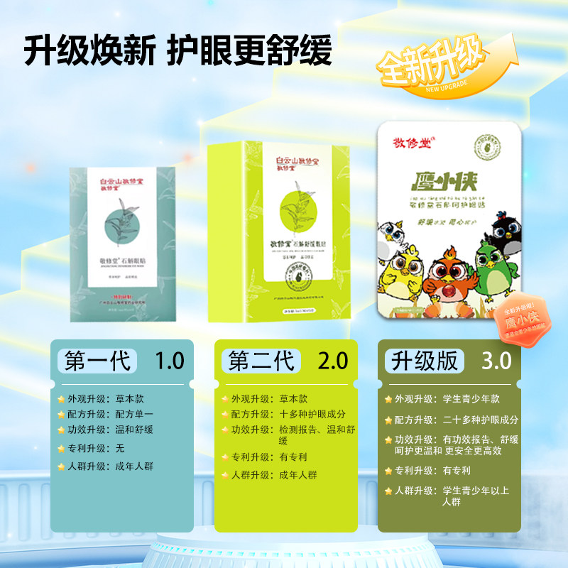 敬修堂石斛护眼贴冷敷缓解眼疲劳