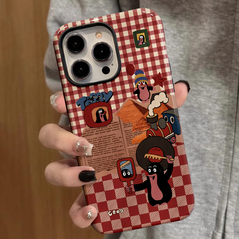 高级感图案全包手机壳不褪色