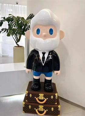 famerbob招财猫雕塑门店开业家居客厅现代装饰落地大摆件网红手办