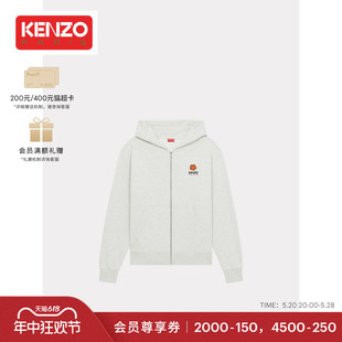 BOKE海棠花经典 型休闲连帽卫衣 版 中性男女同款 KENZO春夏新品