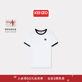 26春夏新品 T恤衫 女士海棠花BOKE 型短袖 新年 2.0合身版 KENZO