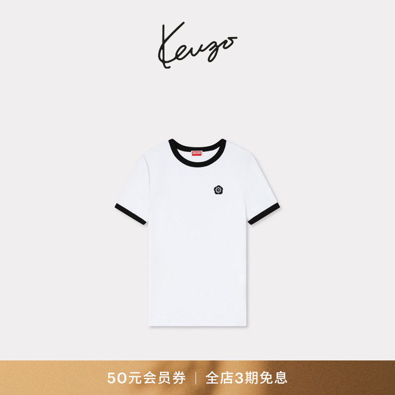KENZO 26春夏新品 女士海棠花BOKE 2.0合身版型短袖T恤衫图片