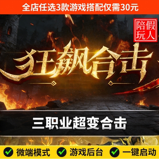 热血传奇单机版电脑狂飙合击三职业超变鉴定龙脉觉醒假人陪玩微端