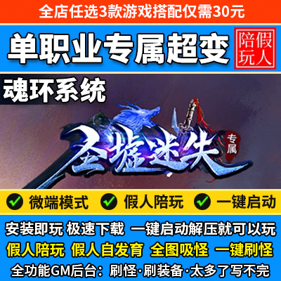 热血传奇单机版微端假人陪玩魂环