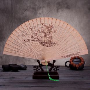 Chinese souvenir China traditional wood fan tourist gift