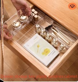 Drawer Organizer Storage Box Plastic Sundries Container Divi