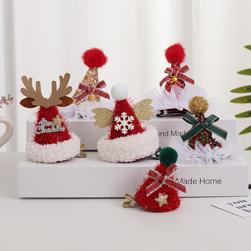 Christmasvelvethairclip