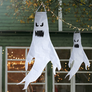 Decorate the ghost venue for Halloween with LED glowing ghos