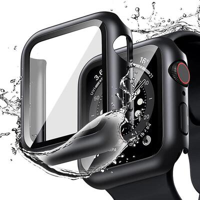 Glass+Cover For Apple Watch case 7 6 SE 5 4 3 iWatch Accesso