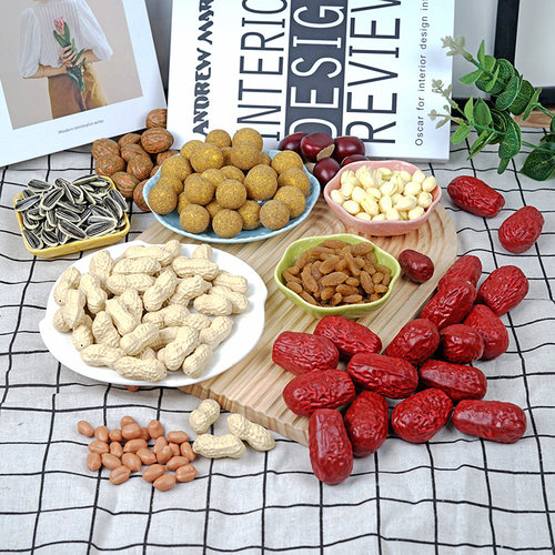 仿真干果模型婚庆装饰摆件