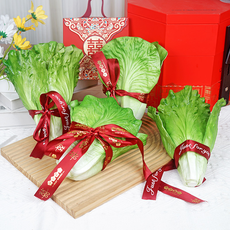 创意婚庆手捧花仿真生菜假花生菜模型婚礼手抛花新娘子手捧花道具