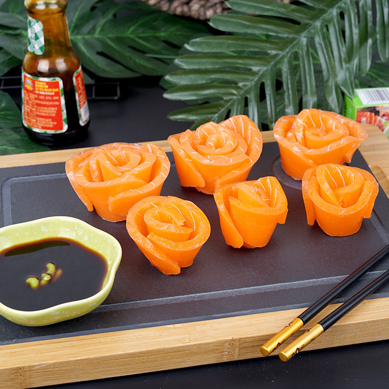 仿真刺身三文鱼模型摆件装饰品