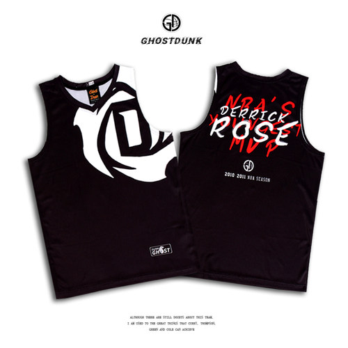 gd街街头罗斯汗球篮球衣篮球服投篮训练服速干男排纪念版运动背心