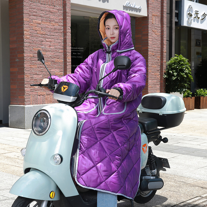 电动车专用防风衣骑车电瓶车挡风