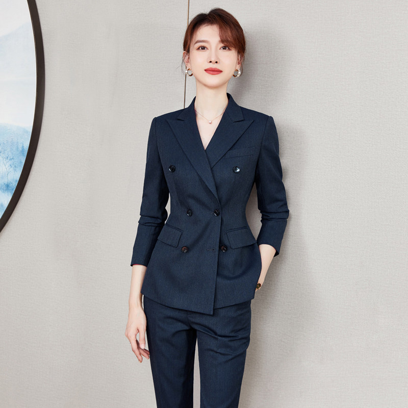 职场高级感套装女士正装珠宝店酒店前台工作服女神范