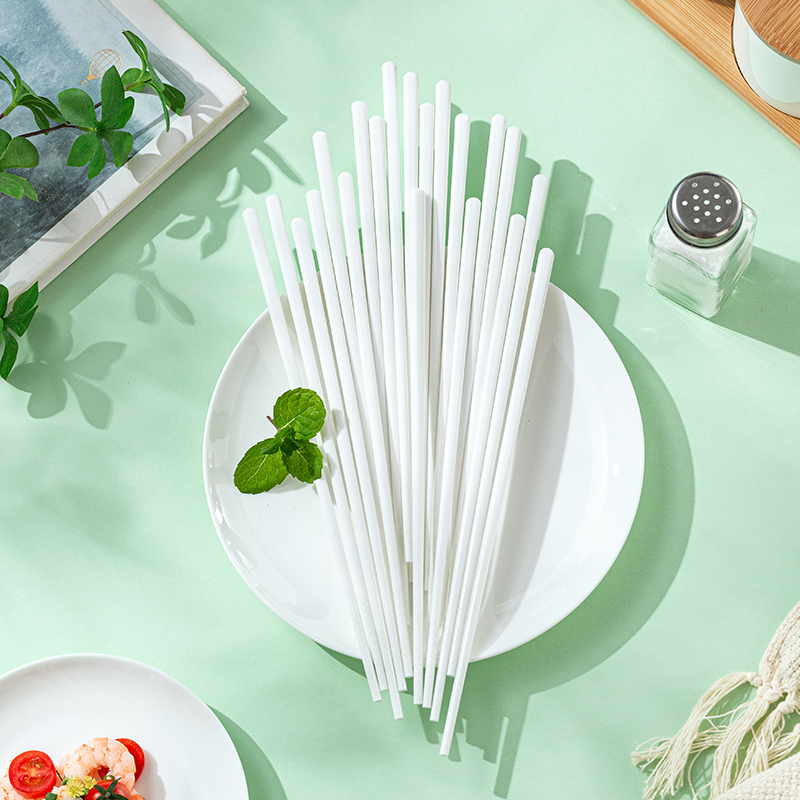 【品牌正品】景德镇餐具高档白色陶瓷筷子家用10双装防霉防滑中式