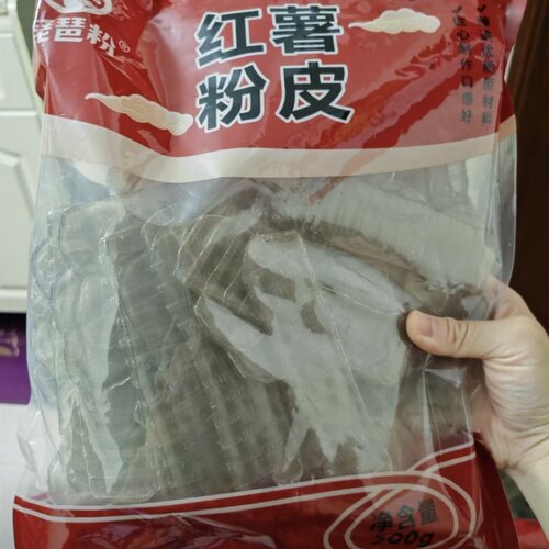 【琵琶粉】山东纯红薯粉皮 不含木薯淀粉 玉米淀粉 色素 明胶