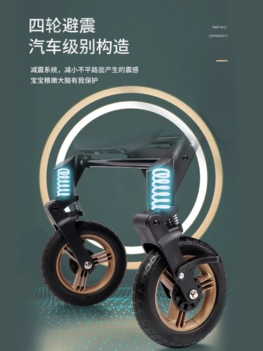 Детская складная прогулочная коляска с сидением для новорожденных, можно сидеть и лежать, 0-6 лет