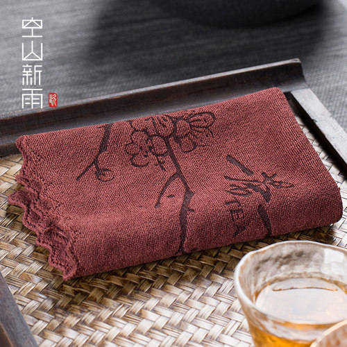 空山新雨功夫茶巾高档加厚毛巾