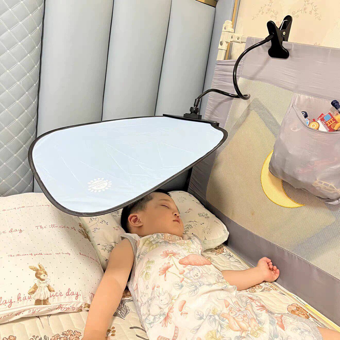 夏季婴儿床空调挡风板婴儿房宝宝幼儿睡觉可调节出风口防直吹挡板