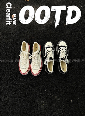 PVB*25SS“无主系列”乞丐鞋平底运动板鞋 男女潮流百搭低帮帆布