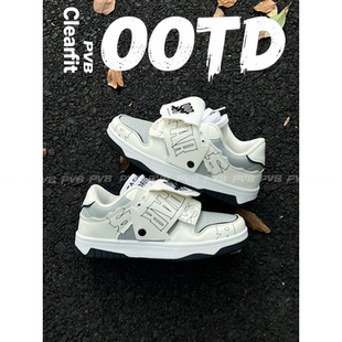 PVB*25FW“街头系列”双鞋舌面包鞋小众美式复古板鞋 顶男穿搭潮