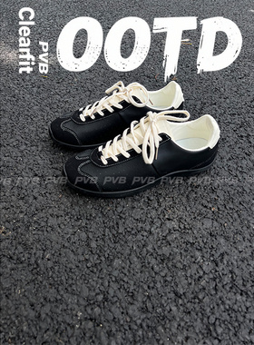 PVB*25SS/赛车鞋男2025秋季新款德训鞋平底休闲板鞋复古百搭潮鞋