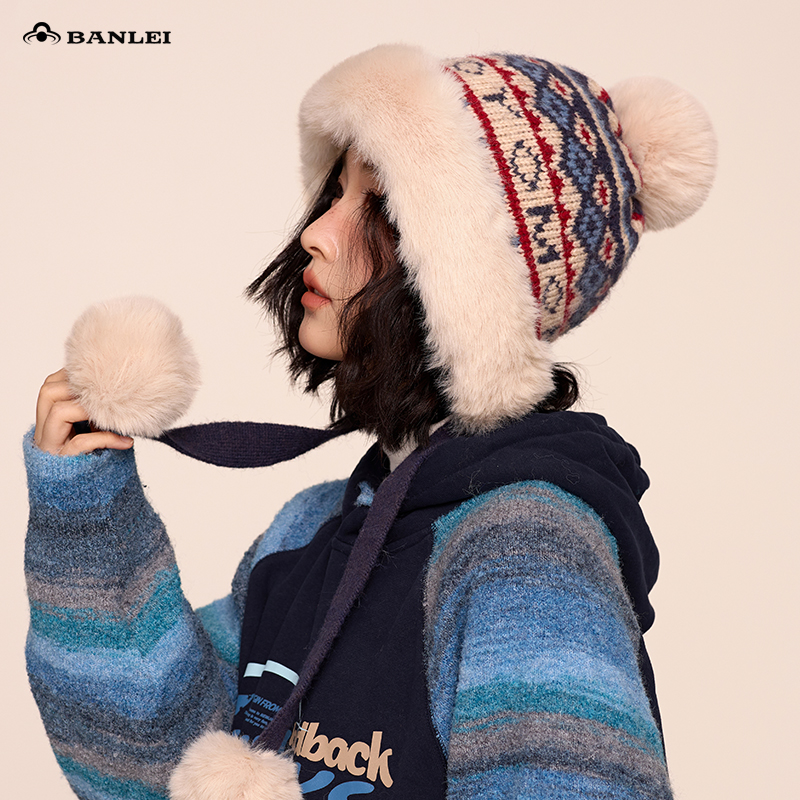 防寒帽子女款加厚保暖
