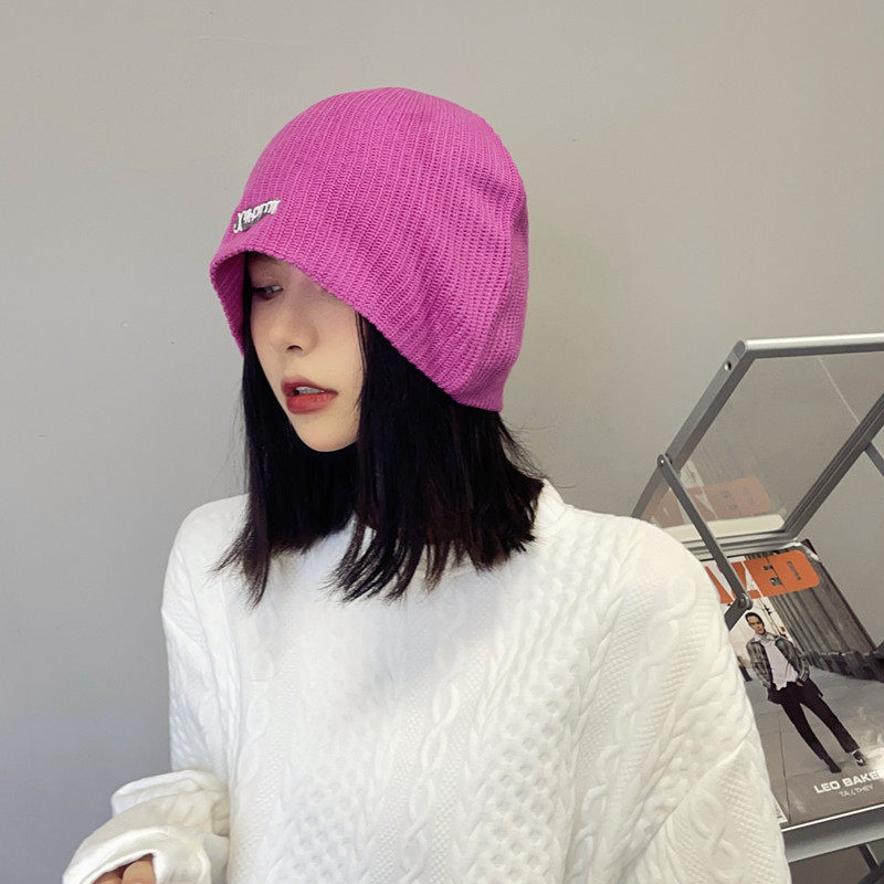 帽子女玫红色网红薄款秋天针织堆堆帽ins潮牌圆顶毛线冷帽酷帅潮,服饰配件/皮带/帽子/围巾,帽子,淘宝优惠券,粉丝福利购,淘宝优惠卷