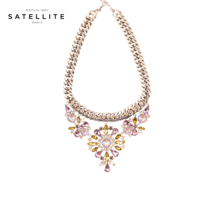 项链饰品烟花水滴型女大钻轻奢新款 SATELLITE NAOMIE系列法国式