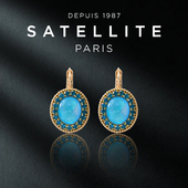 SATELLITE LOU系列耳环女精致轻奢时尚 耳夹法国巴黎高级感配饰
