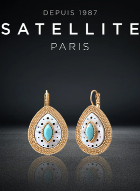 SATELLITE ORO系列耳环女优雅大气款耳饰法国巴黎时尚轻奢首饰品