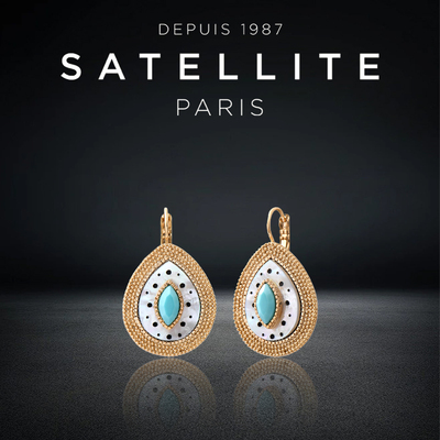 satellite法国时尚轻奢女耳环