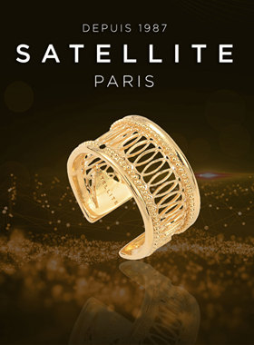 satellite女简约百搭设计戒指