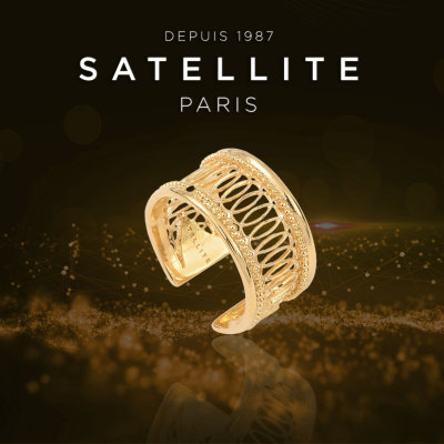 satellite女简约百搭设计戒指