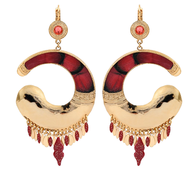 satellite法国复古时尚风女耳环