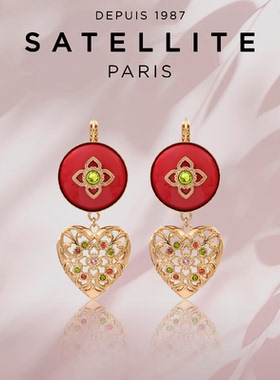 SATELLITE POB系列耳坠女时尚百搭设计耳环法式小众轻奢时尚配饰