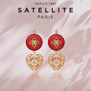 SATELLITE POB系列耳坠女时尚百搭设计耳环法式小众轻奢时尚配饰