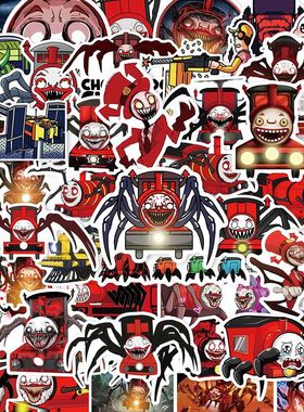 100张Roblox查尔斯小火车贴纸儿童文具水杯手机壳装饰涂鸦贴画