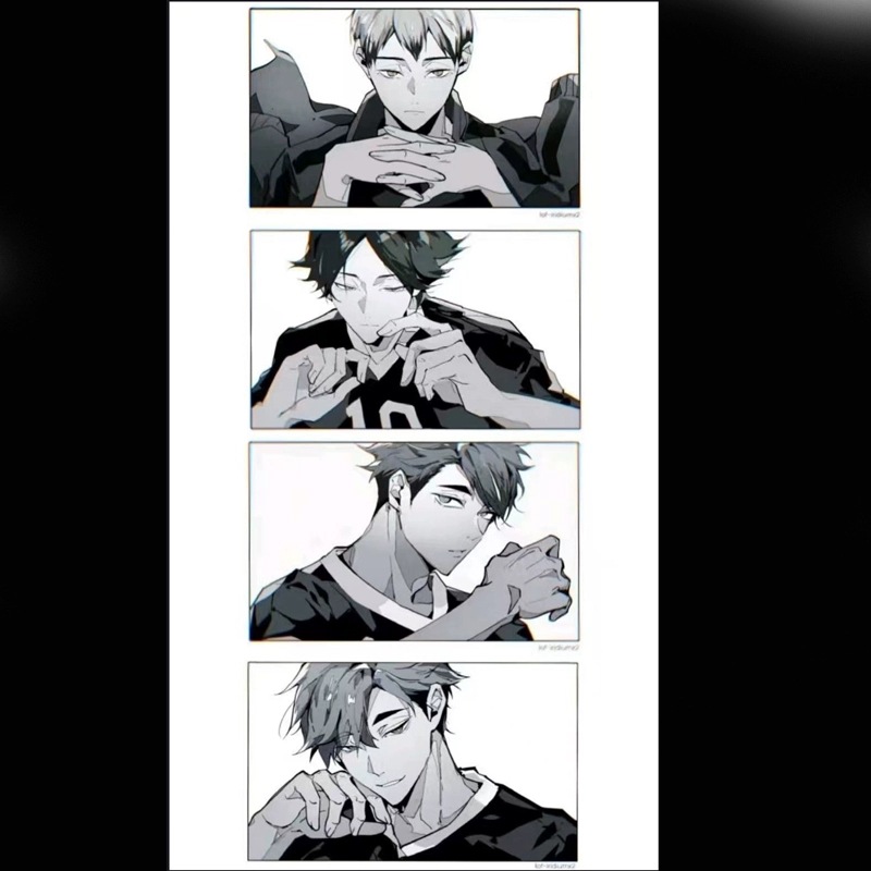 新款排球少年书签自制周边同人谷