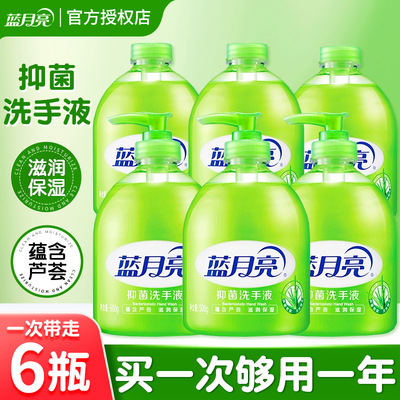 蓝月亮洗手液家用杀菌消毒抑菌补充装小瓶酒店专用500g正品牌官方