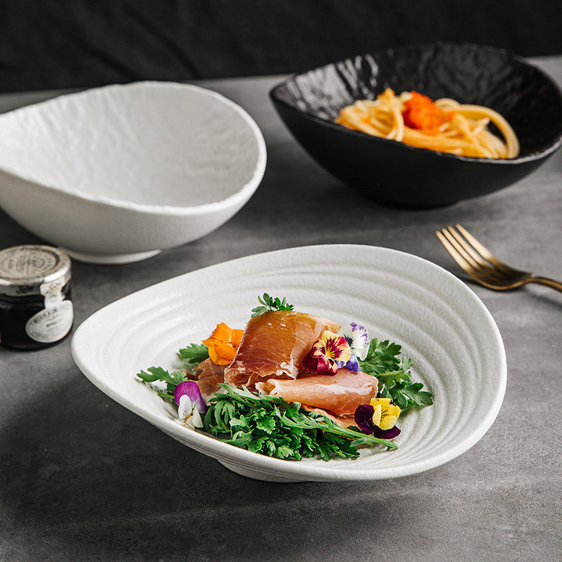 黑色小众高颜值早餐碗釉下彩酸奶碗餐具特别好看的碗高级感沙拉碗,餐饮具,碗,淘宝优惠券,粉丝福利购,淘宝优惠卷