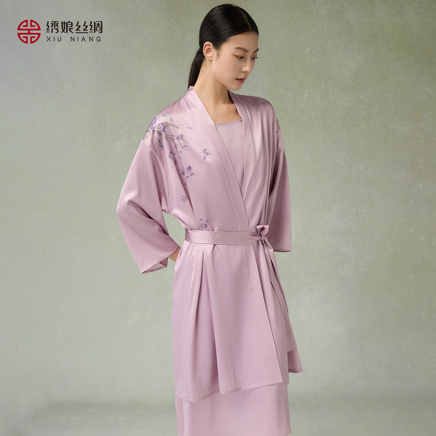 绣娘丝绸新款春夏季桑蚕丝真丝吊带裙女士中式睡袍睡衣国风家居服