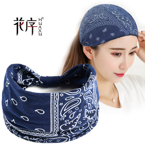 韩国发带遮白发神器防风保暖头套
