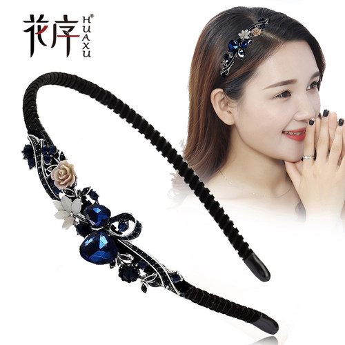 发箍女头饰简约发带水钻发卡百搭
