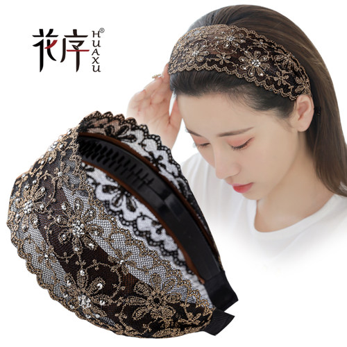 发箍蕾丝宽边洗脸压发头箍发卡