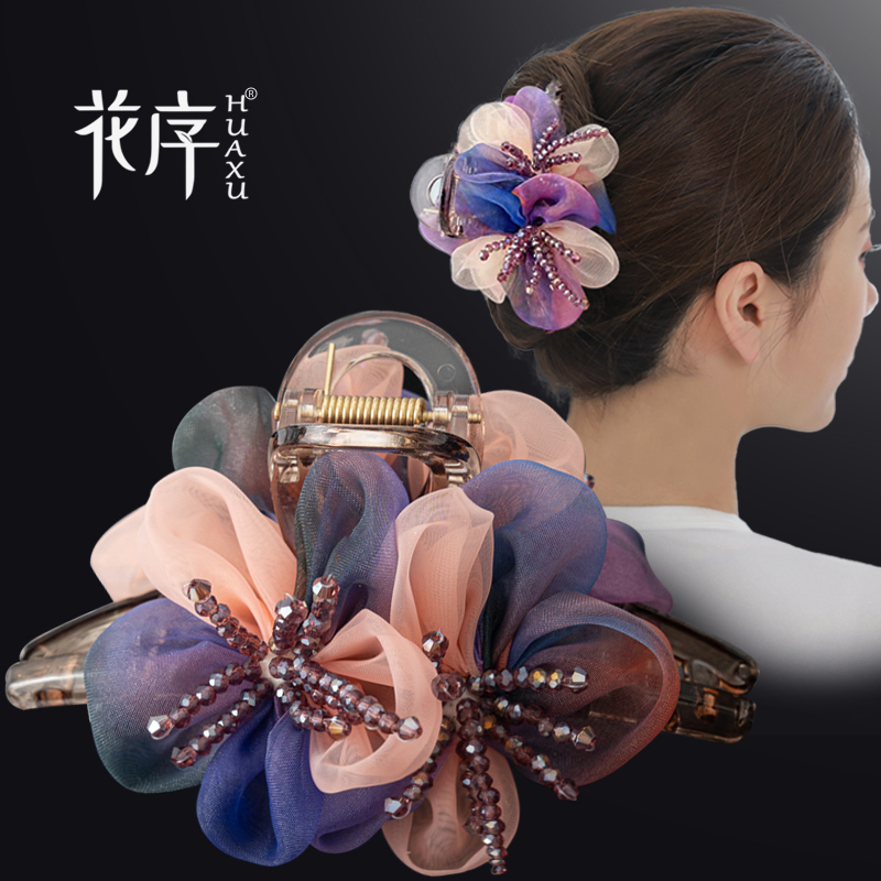 2025新款盘发马尾抓夹发卡