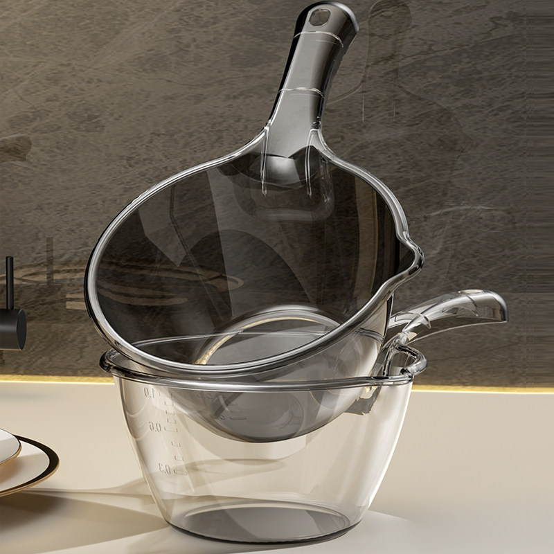 家用厨房水勺摔不破加深加厚长柄塑料大号创意透明舀水瓢洗头勺子,厨房/烹饪用具,水舀/水瓢,淘宝优惠券,粉丝福利购,淘宝优惠卷